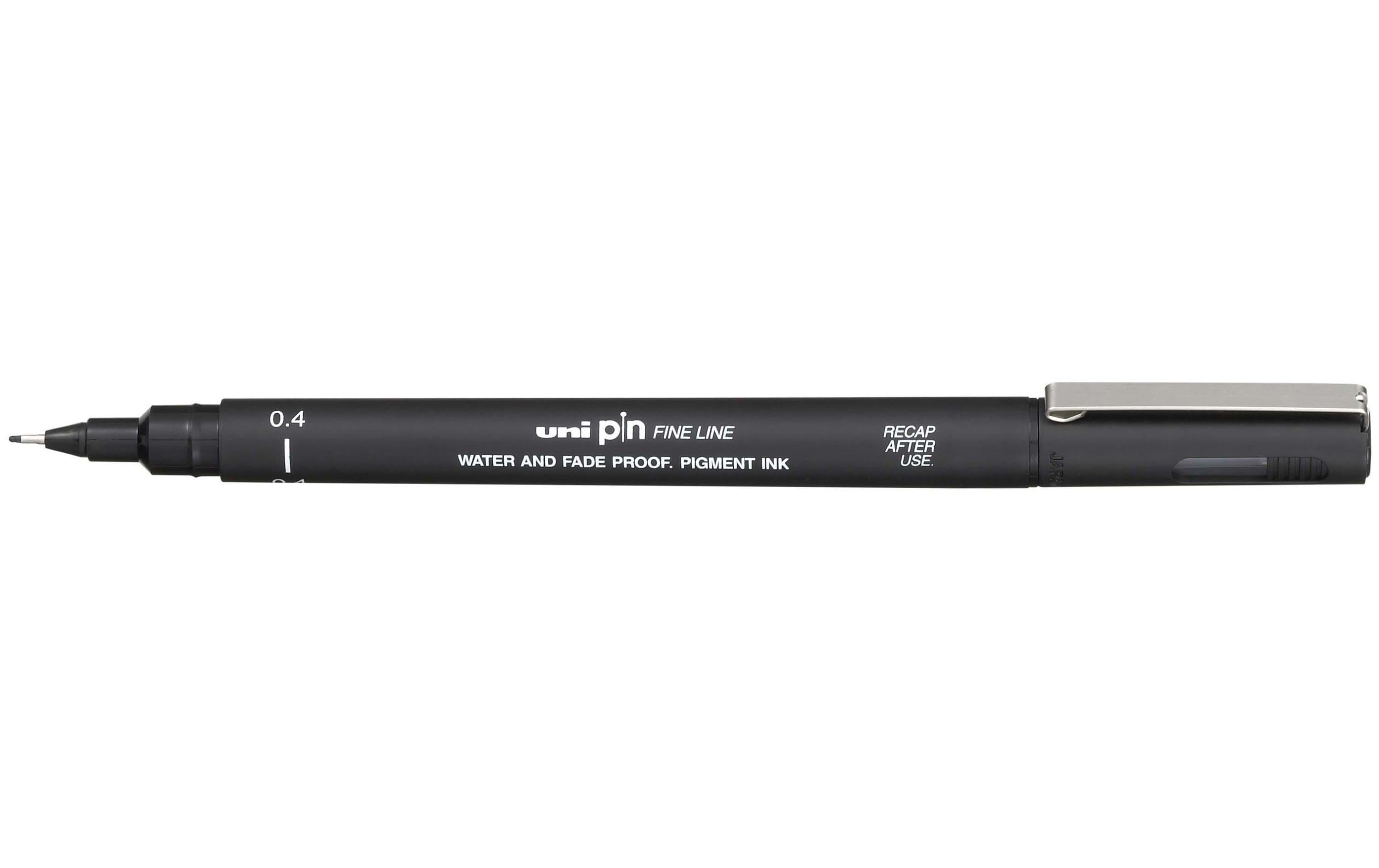 Uni PIN Fineliner 0.4 mm schwarz