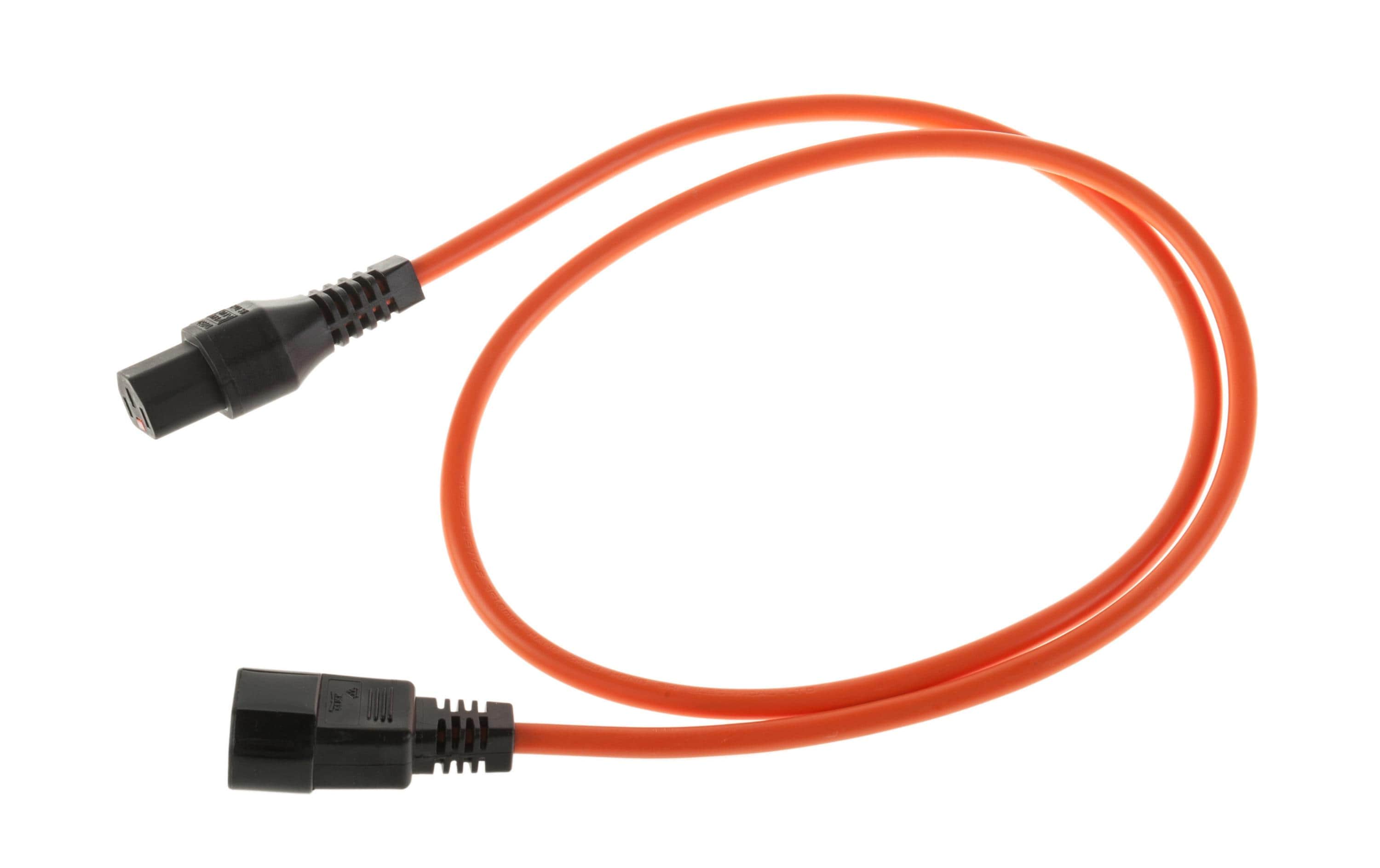 IECLock Netzkabel 3.0m orange IECLock C13 - C14, 3x1.0mm2, H05VV-F