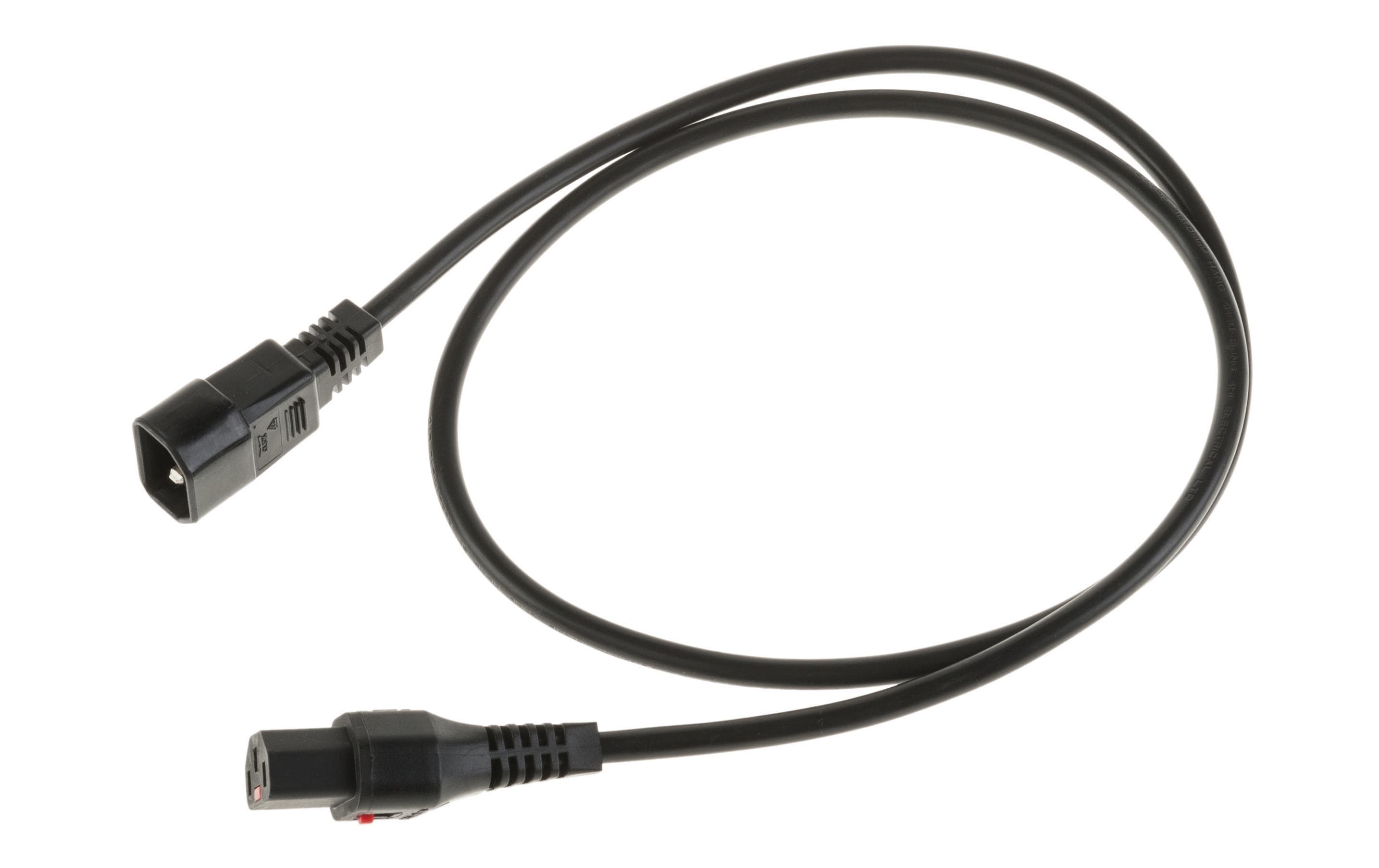 IECLock Netzkabel 3.0m schwarz IECLock C13 - C14, 3x1.0mm2, H05VV-F