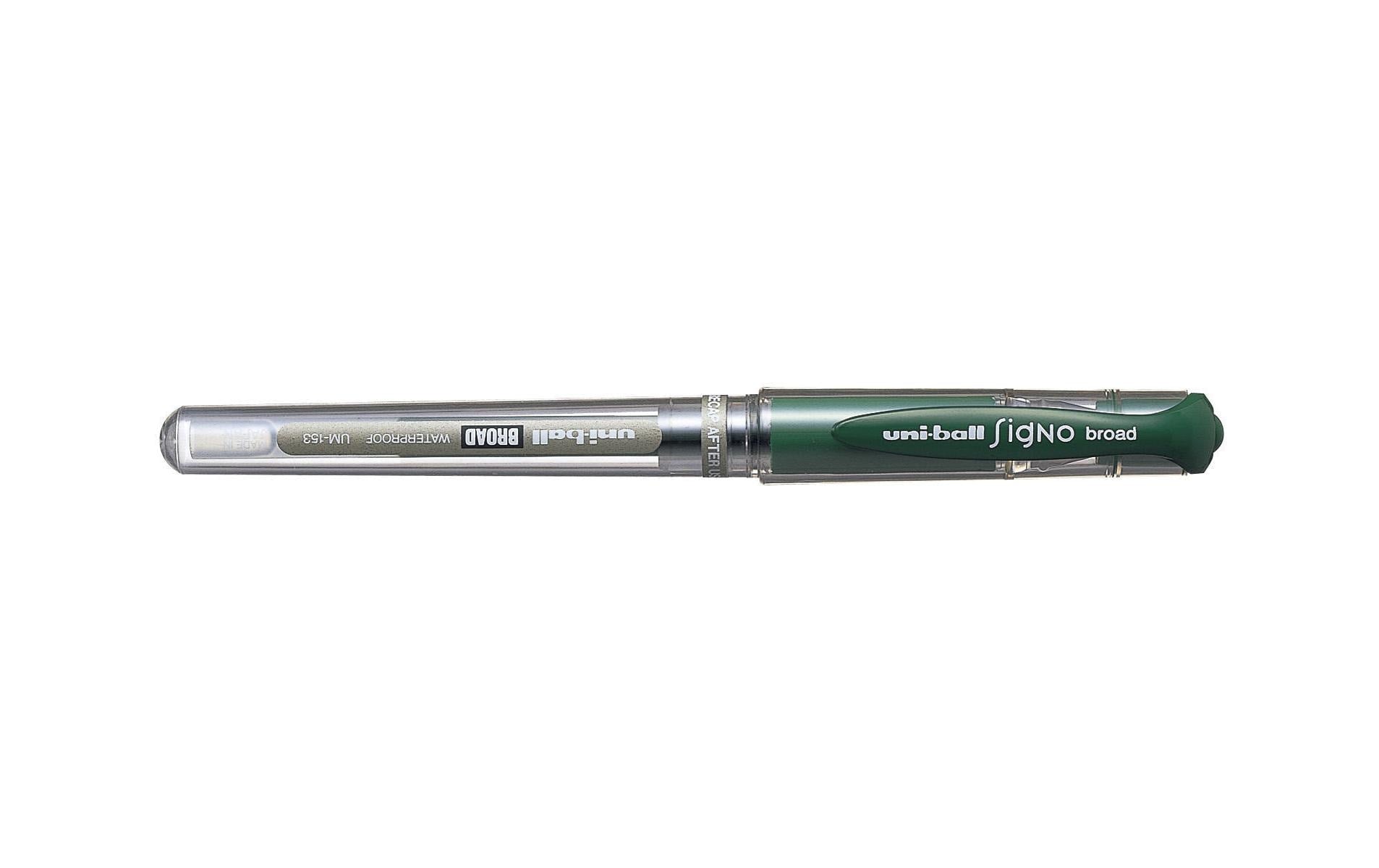 UNIBALL SIGNO Broad 1 mm Gel-Ink Roller grün