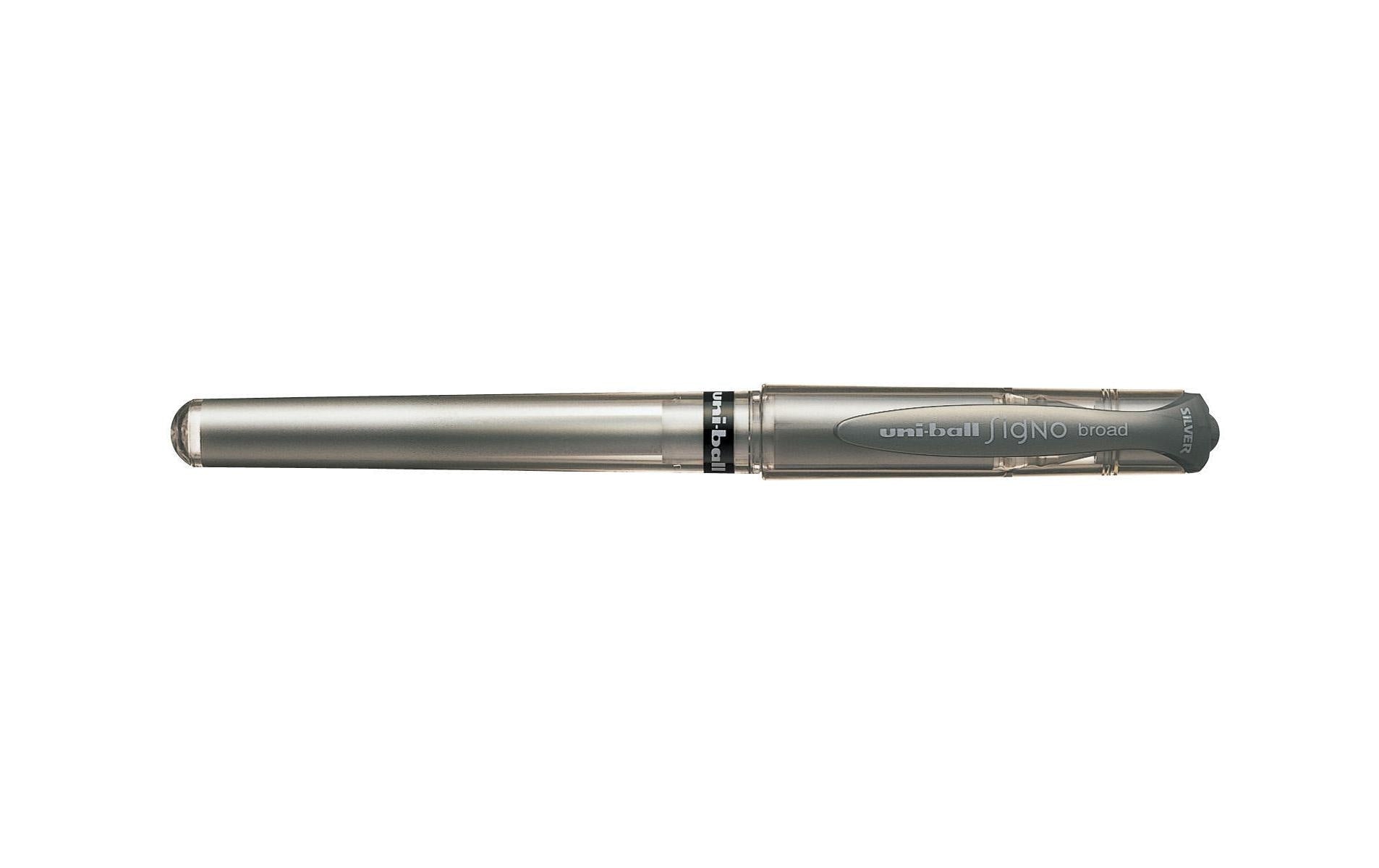 UNIBALL SIGNO Broad GS 1 mm Gel-Ink Roller silber