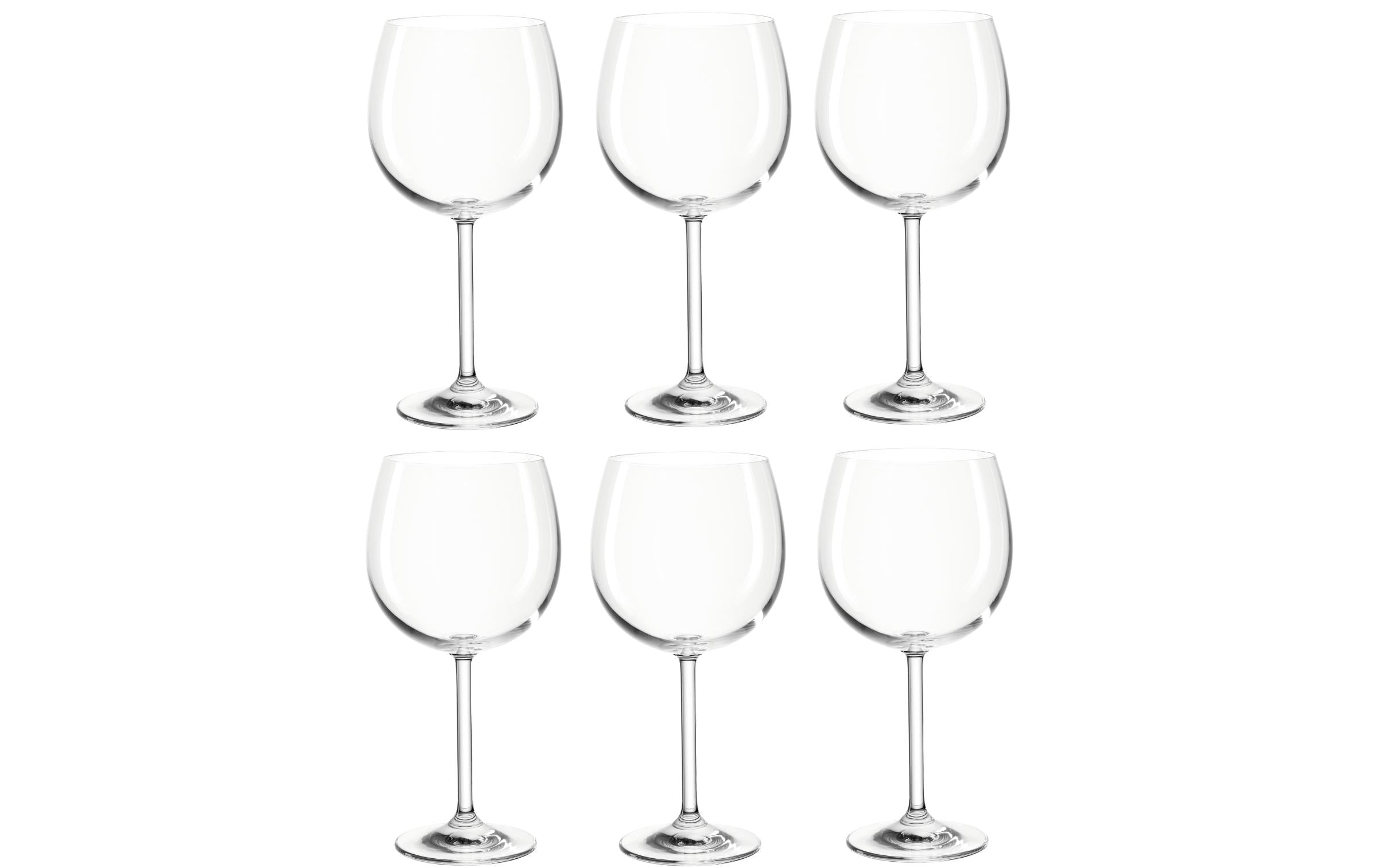 Montana Bordeauxglas Pure 630ml 6er Set, D: 9cm, H: 22cm