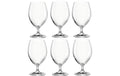Montana Wasserglas Pure 390ml 6 Stück, D: 7cm, H: 15cm