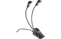 K&M 12245 Notenpultleuchte LED FlexLight schwarz, Netz- oder Batteriebetrieb