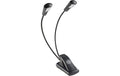 K&M 12246 Notenpultleuchte LED FlexLight schwarz, Netz- oder Batteriebetrieb