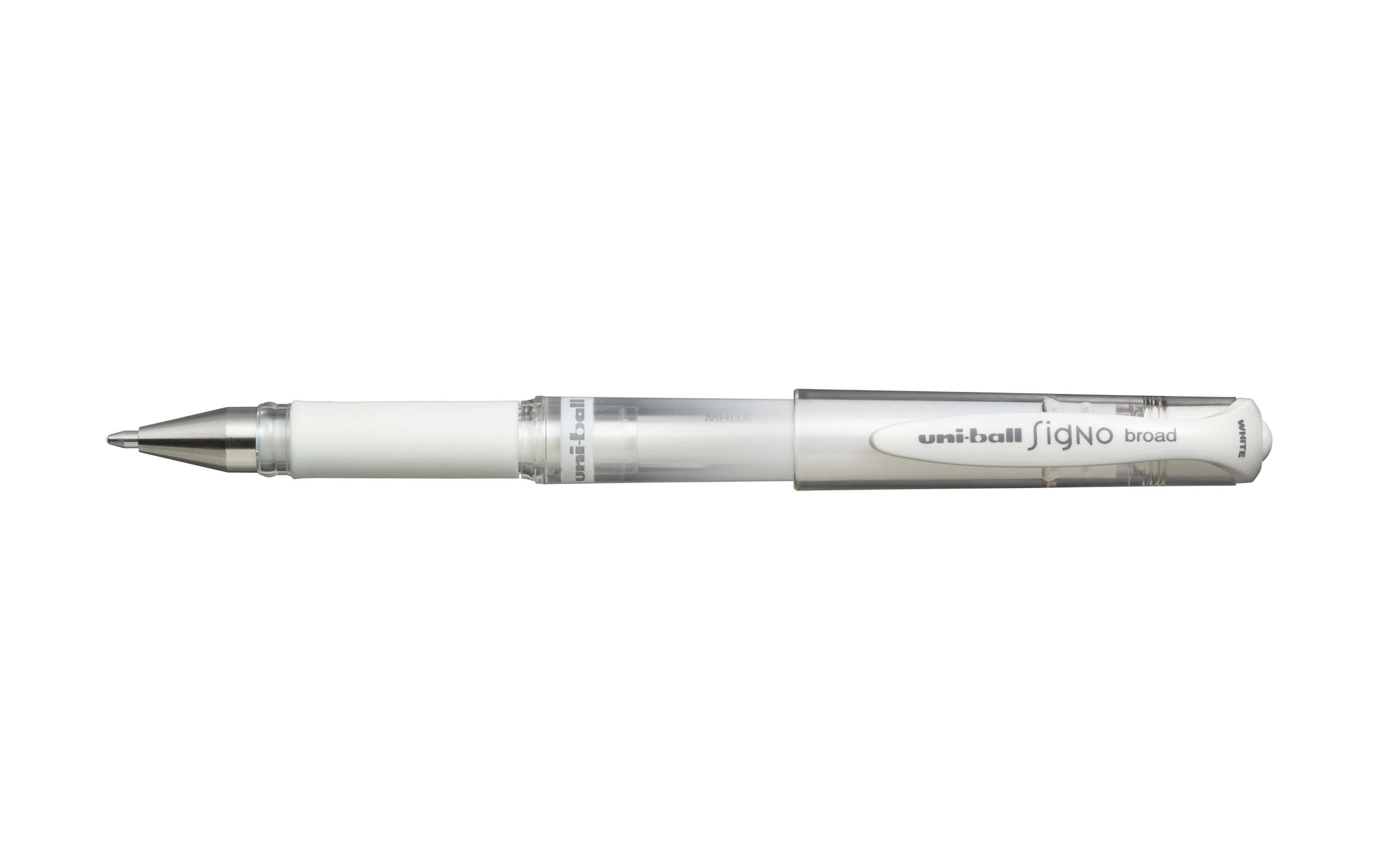 UNIBALL SIGNO Broad 1 mm Gel-Ink Roller weiss