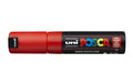 Uni POSCA Marker PC8K Keilspitze 8 mm rot