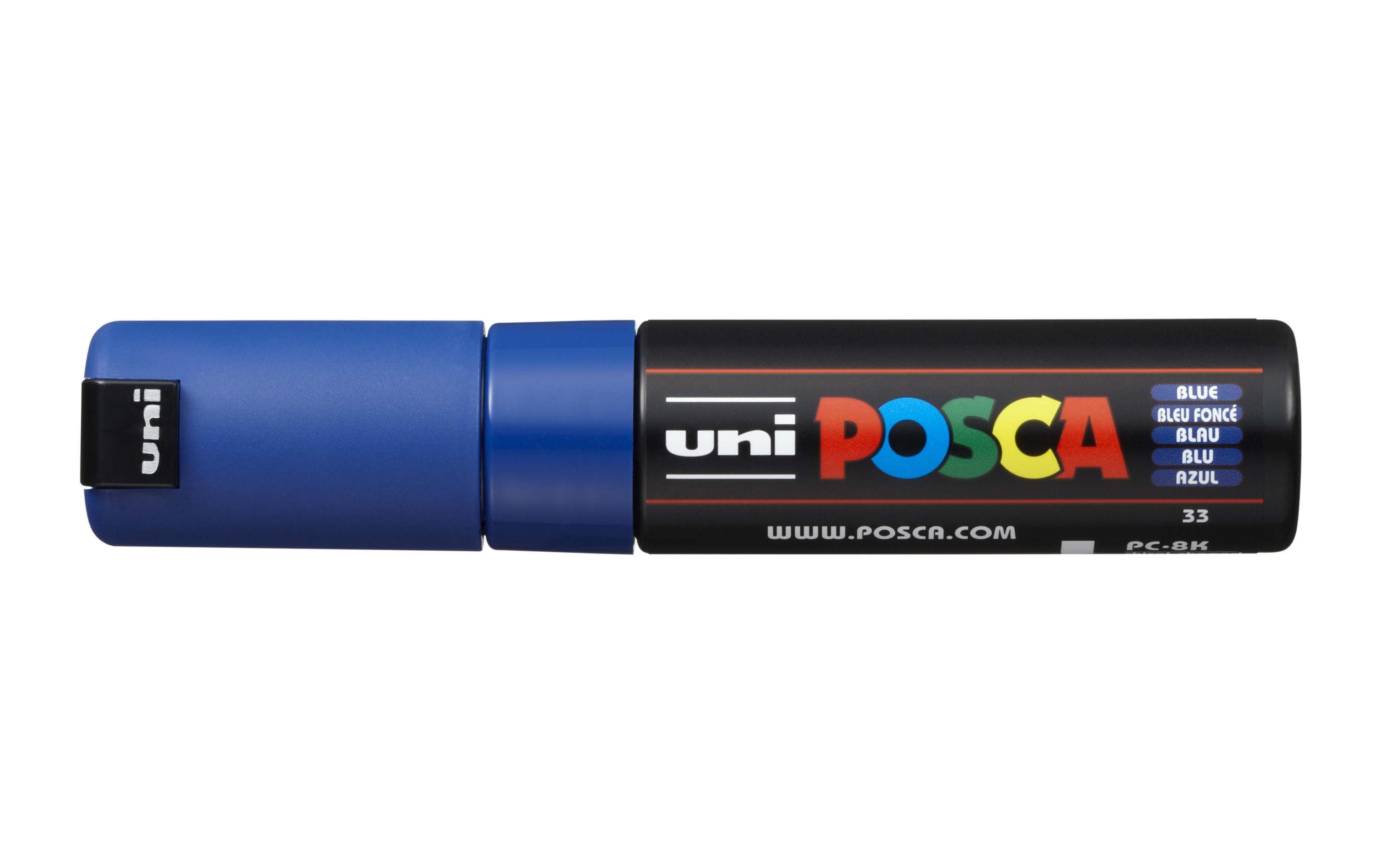 Uni POSCA Marker PC8K Keilspitze 8 mm bleu