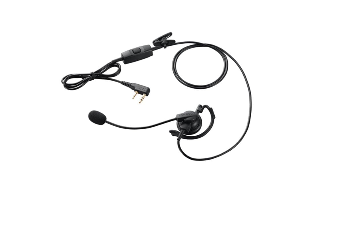 Motorola Kenwood Schwanenhals Mikrofon mit Ohrbügelhörer und PTT für TK-3401D