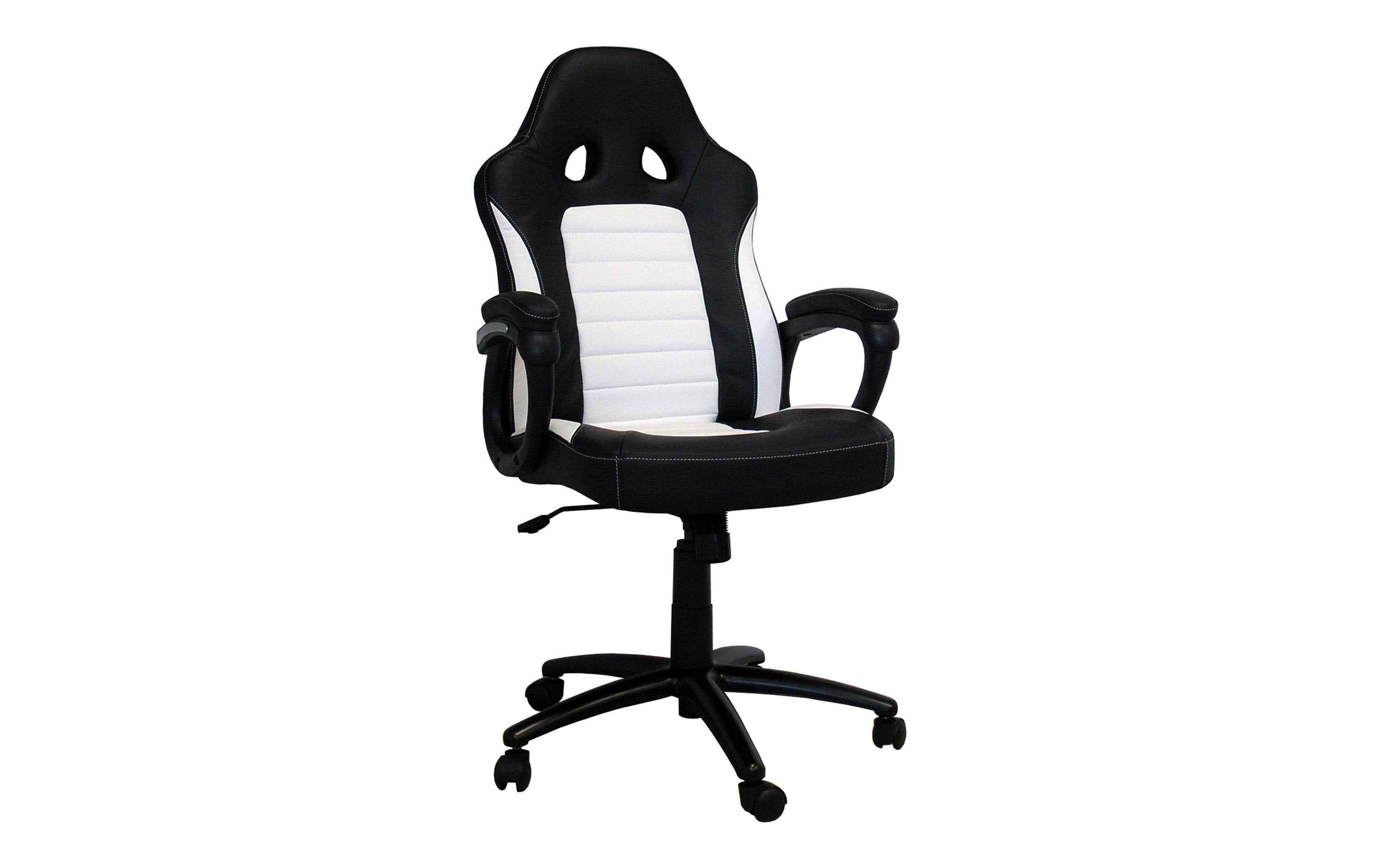 Racingchair CL-RC-BW Gaming Chair schwarz/weiss