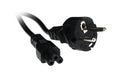 Netzkabel International Schuko gerade - C5 2.0 m, schwarz, 3x 0.75 mm2 H05VV-F 3G
