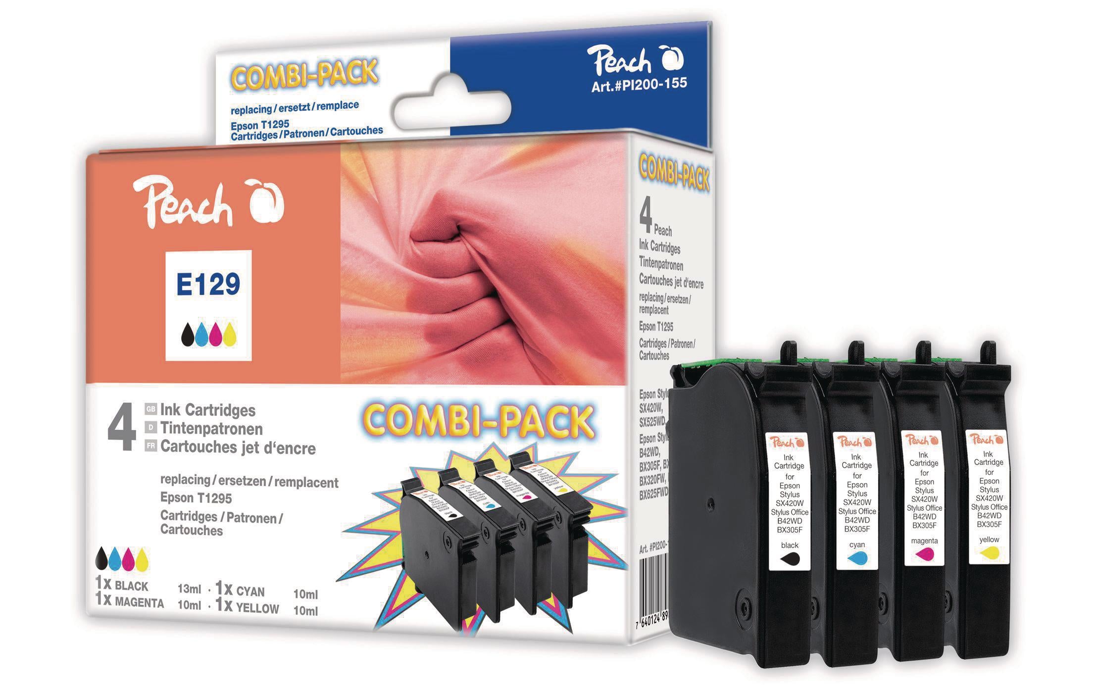 Peach Tinte Epson T1294 Multi Pack 1x black/cyan/magenta/yellow