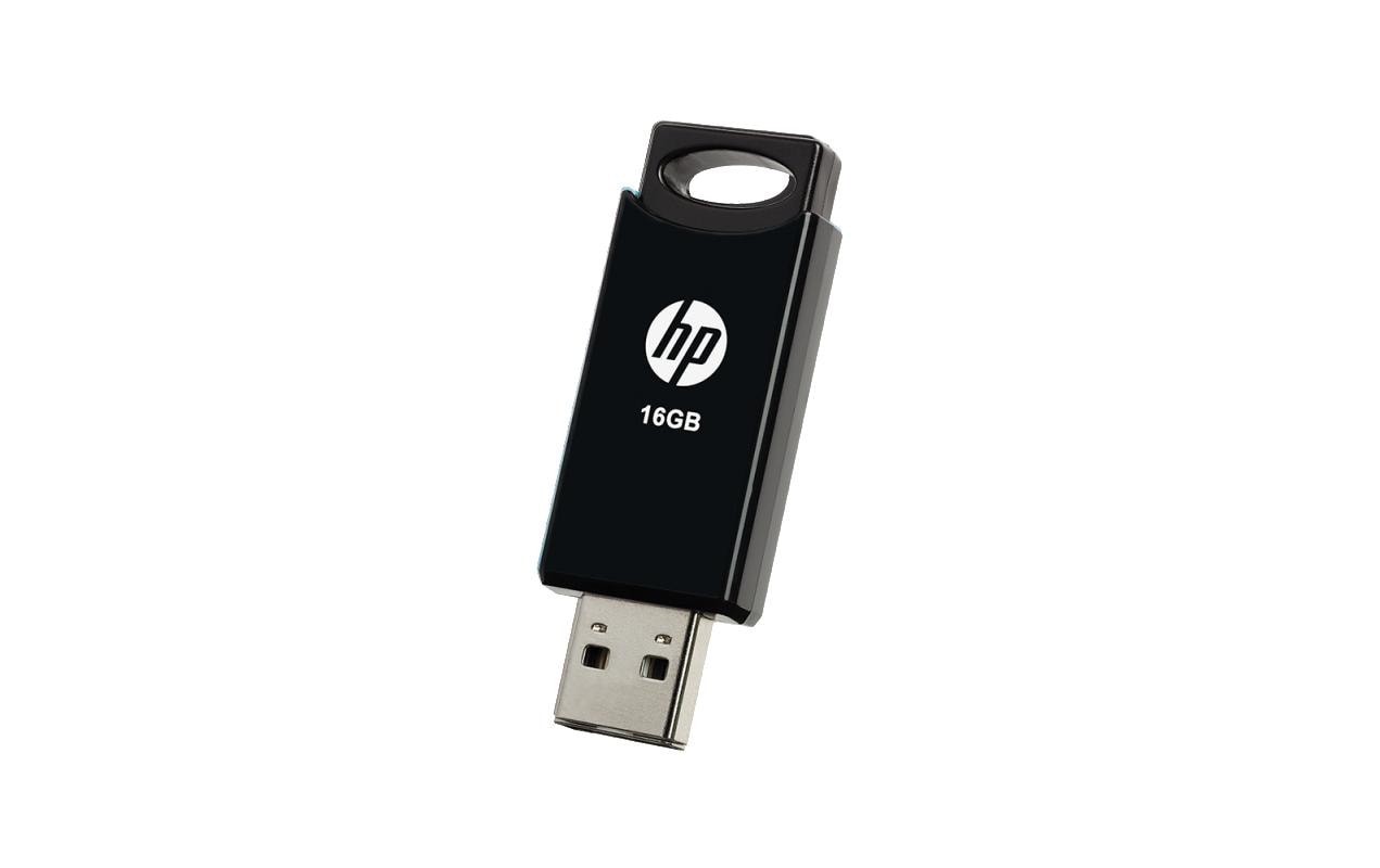 HP USB2.0 v212w 16GB Lesen: 14MB/s, Schreiben: 4MB/s, schwarz