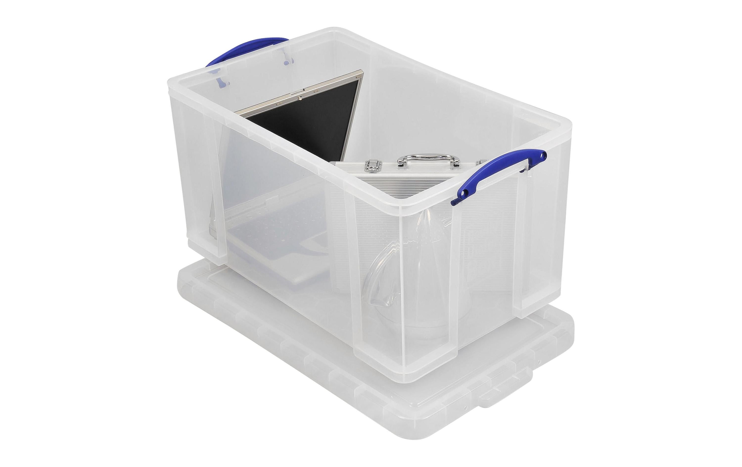 Really Useful Box 84.0 Liter klar Kunststoffbox, 710x440x355