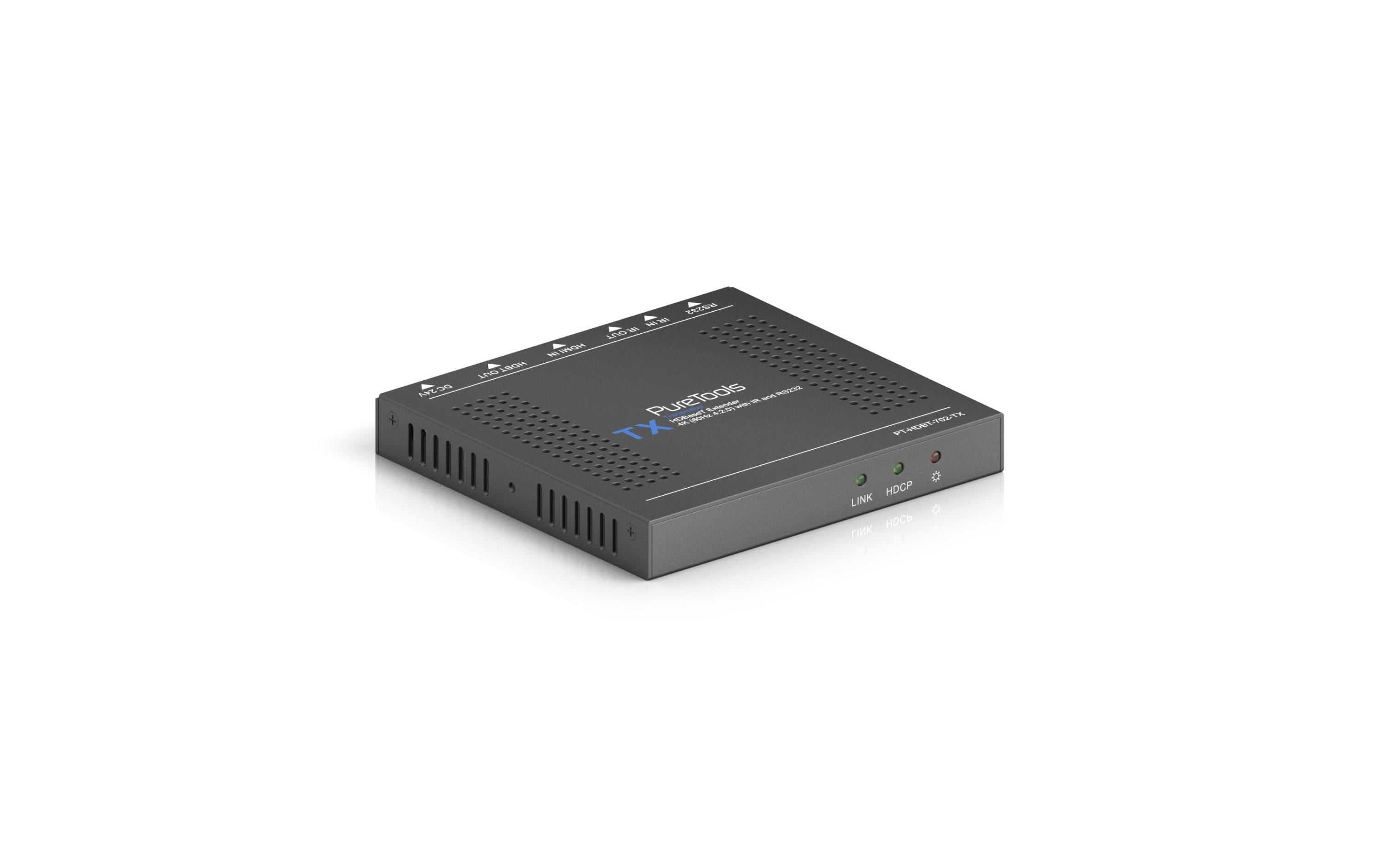 PureTools PT-HDBT-702-TX HDBaseT Transmitter, HDMI/RS232/IR, 4K