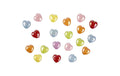 Creativ Company Kunststoffperlen irisierend, 25 x 15 mm, L-Grösse: 3 mm