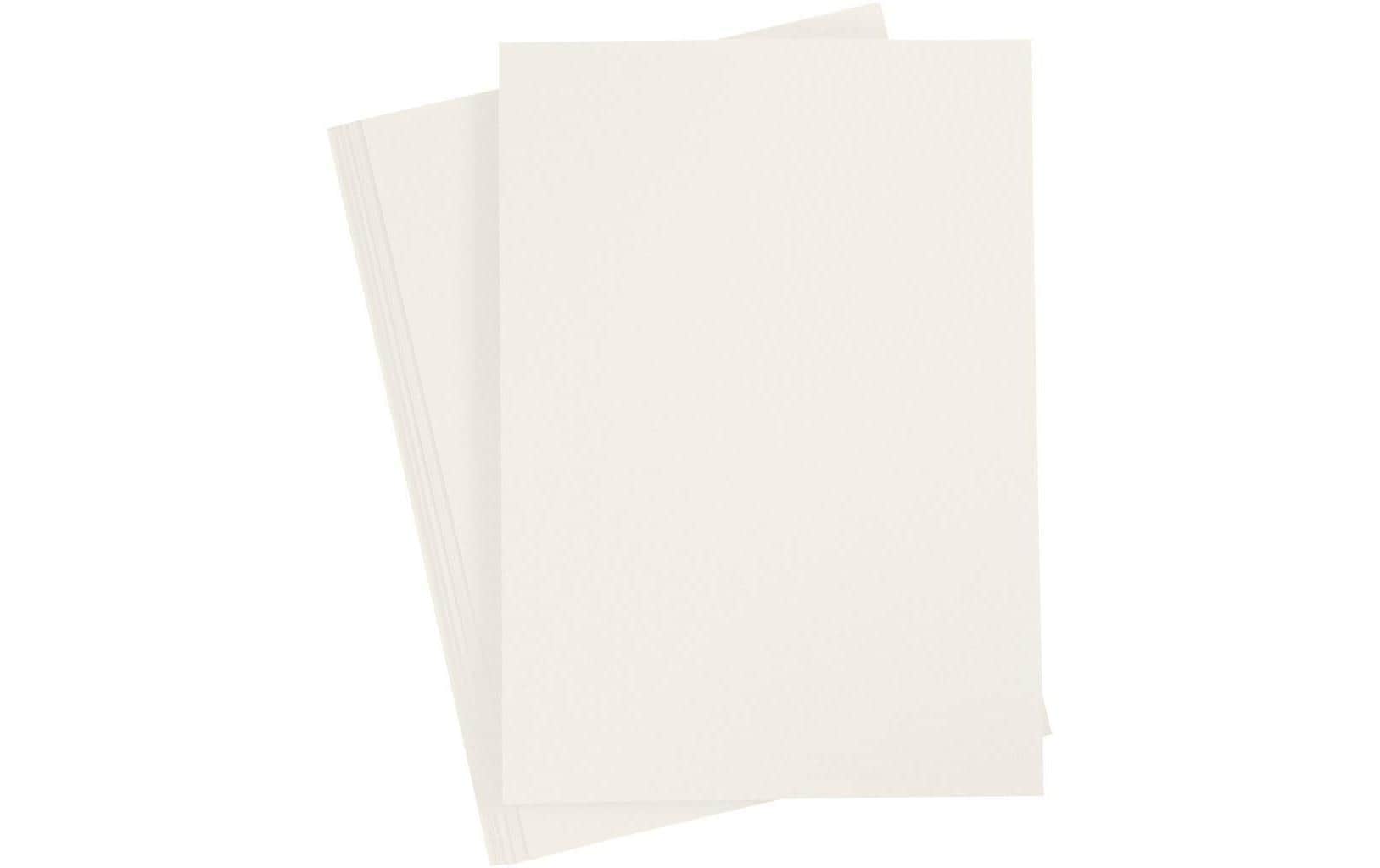 Creativ Company Bastelpapier A4 weiss 70g, 20 Blatt, für Karten