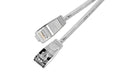 Slim Wirewin Pachkabel: U/FTP, 15m, grau Cat.6, AWG36, 100% Kupfer, geschirmt, 4mm