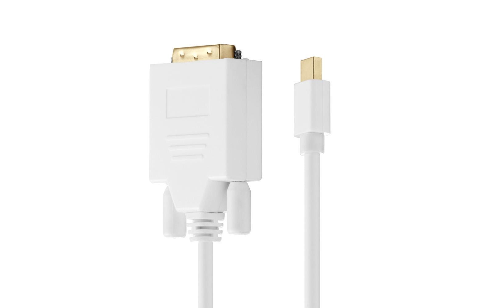 HDGear Mini-DisplayPort/DVI 1080p 2m Mini-DisplayPort - DVI 1080p, Weiss