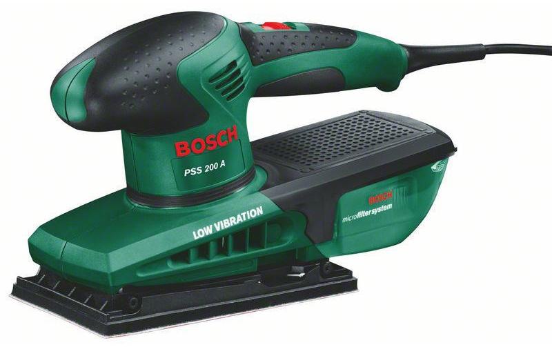 BOSCH Schwingschleifer PSS 200 A 200 Watt Motor