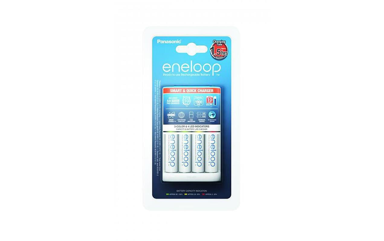 Panasonic eneloop pro K-KJ55MCD40E Schnellladegerät 4x eneloop AA 2000mAh