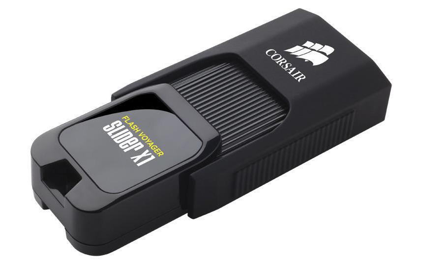 Corsair USB3 Flash Voyager Slider X1 256GB Lesen: 130MB/s, Schiebmechanismus