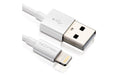 DeleyCON Lightning-USB Kabel 1m, weiss Apple MFI zertifiziert und lizenziert
