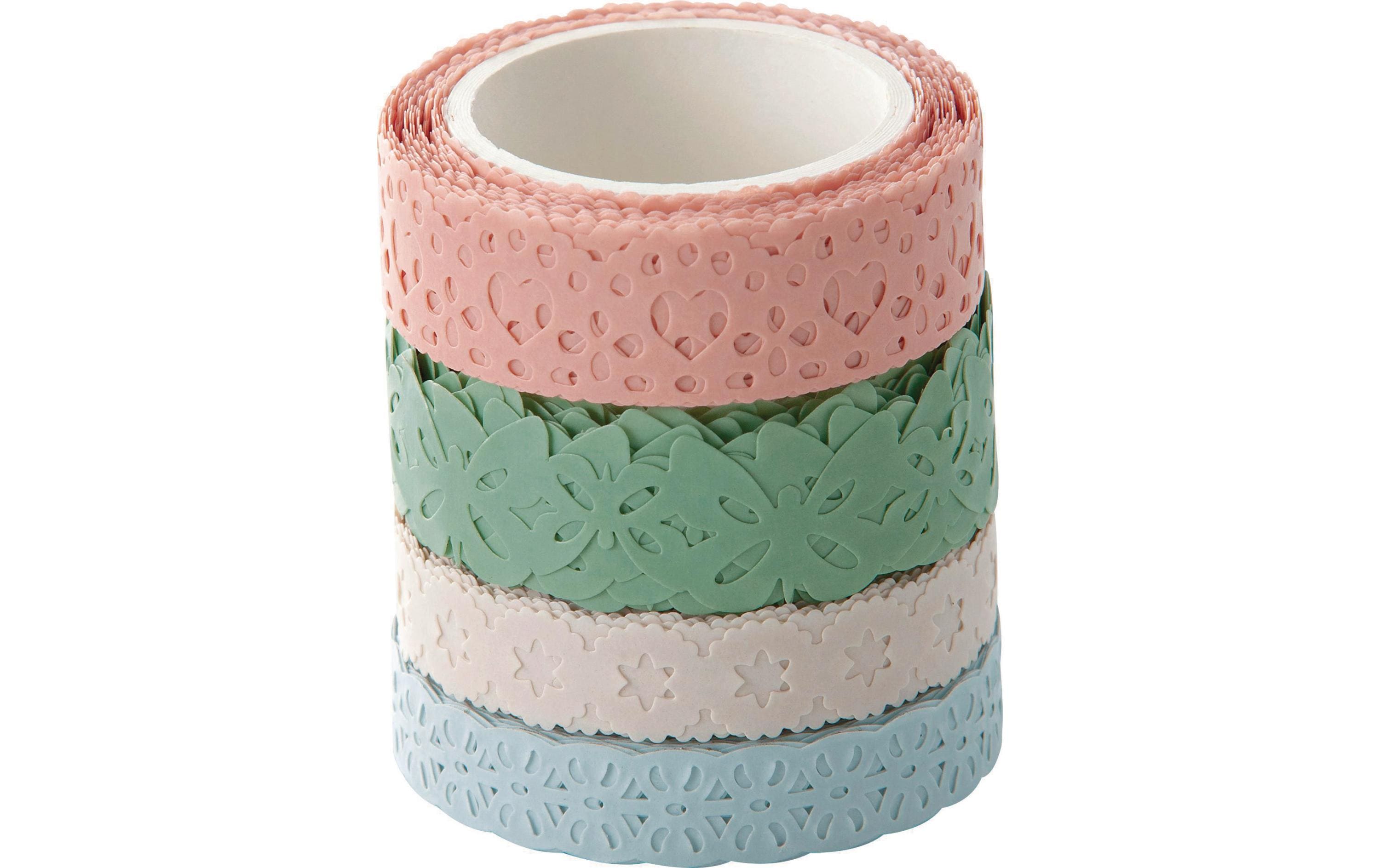 Folia Washi Tape Dekor pastell 4 Rollen