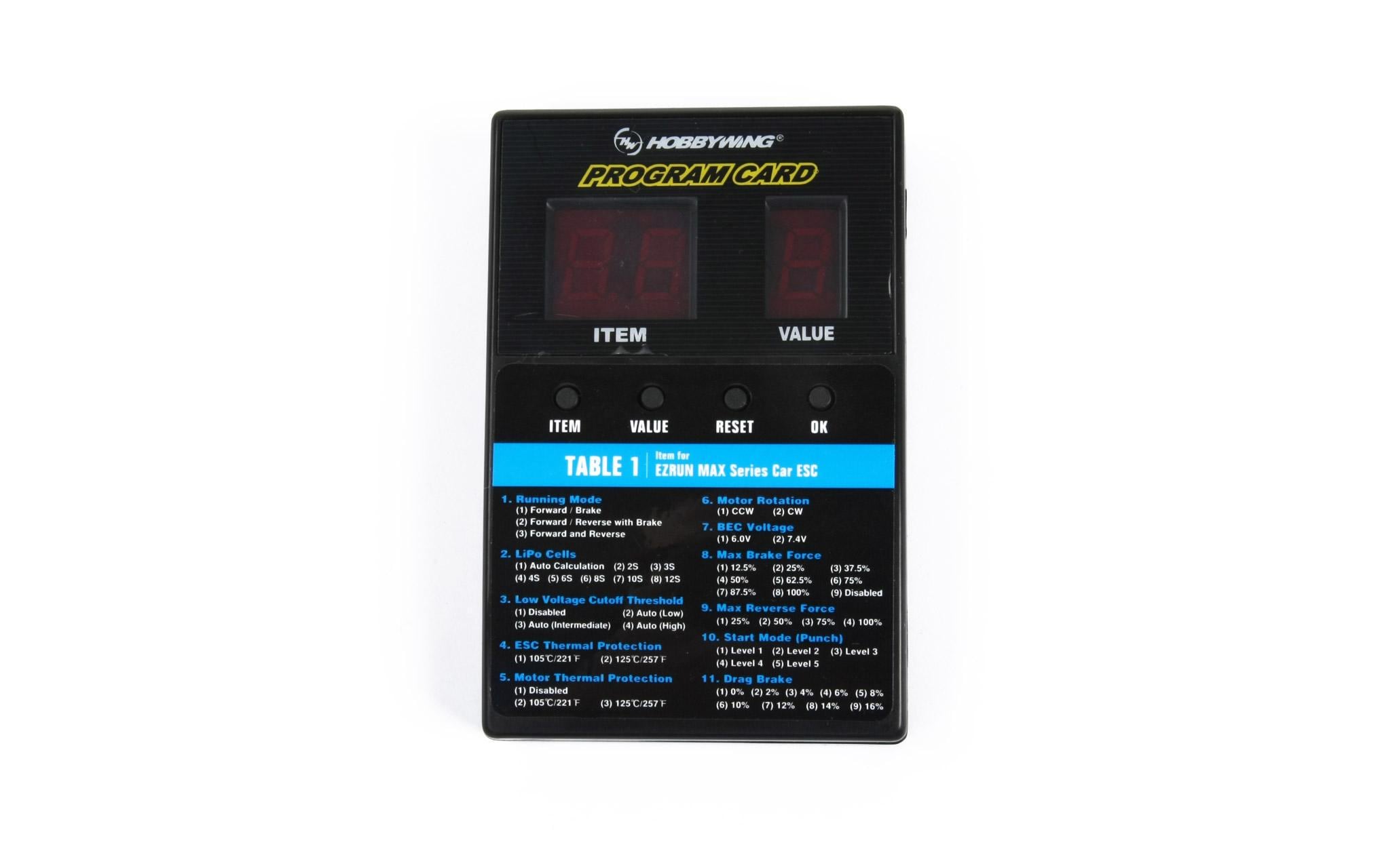 Hobbywing Programmierbox LED