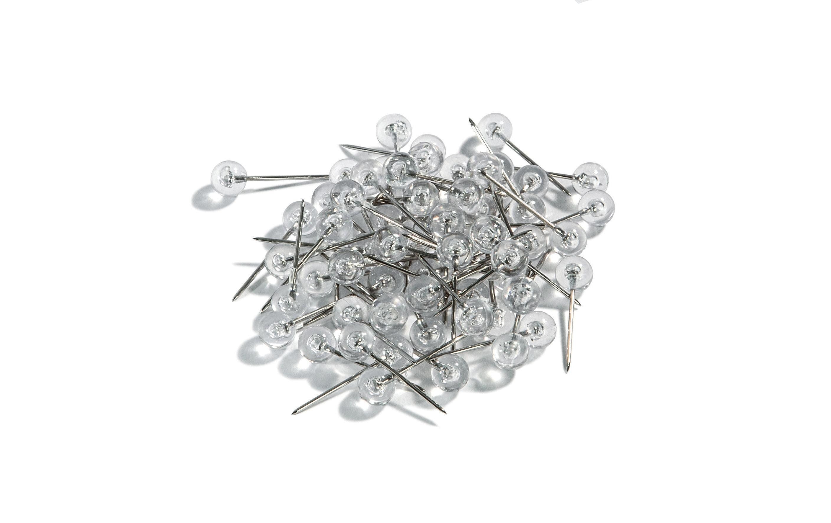 Sigel Pinnadeln 6mm Durchmesser transparent, 200 Stk.