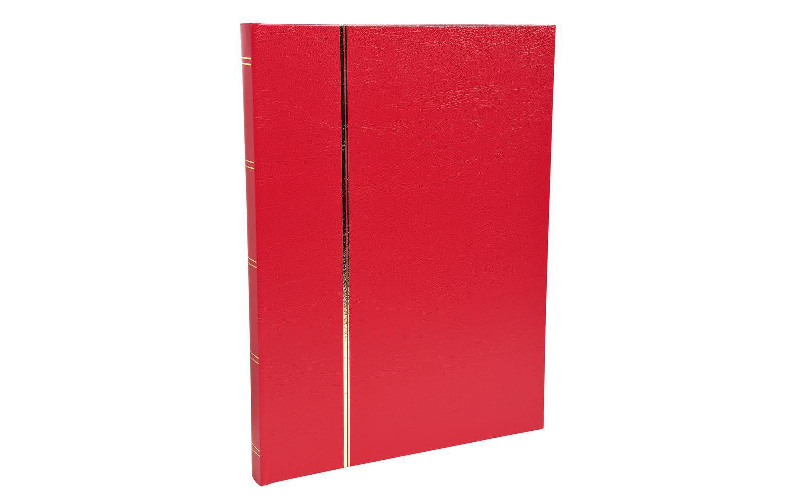 Exacompta Briefmarkenalbum Kunstleder, rot