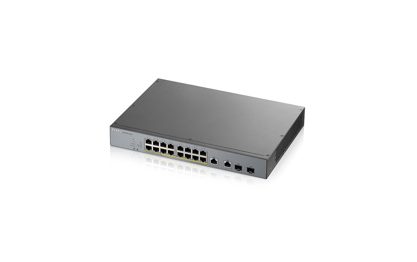 ZyXEL GS1350-18HP managed PoE+ 250m Reichweite
