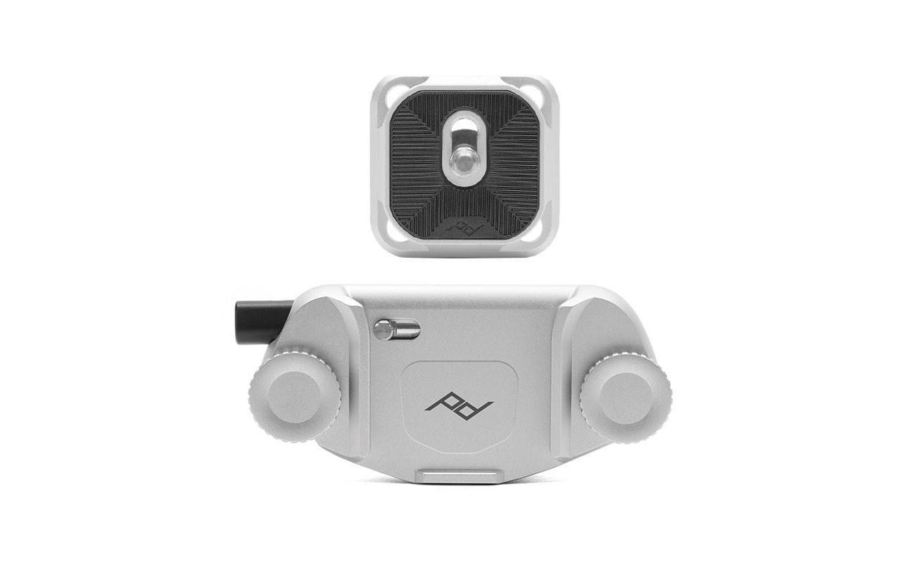 Peak Design Clip&Plate, silber