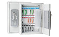 Wedo Schlüsselschrank 21er mit Zahlencode zur Wandbefestigung, aus Stahlblech,