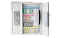 Wedo Schlüsselschrank 32er mit Zahlencode zur Wandbefestigung, aus Stahlblech,