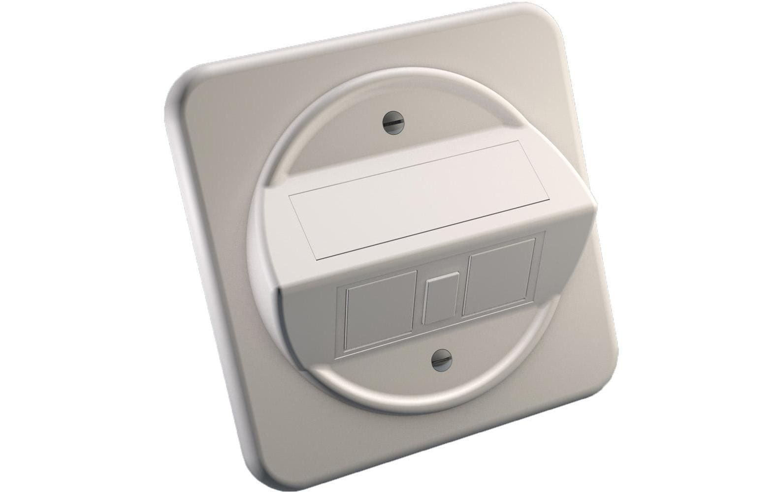 Swisscom UP-Steckdose 2xRJ45/1xFO, leer, Standard