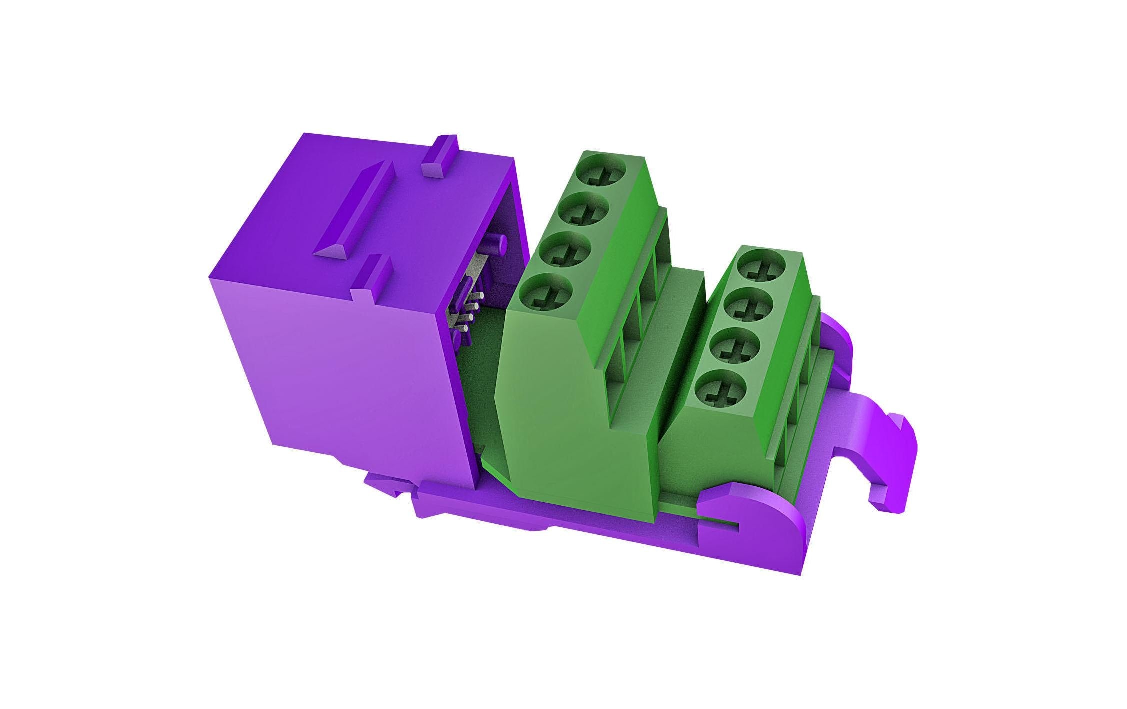 Swisscom BBR-Modul RJ45, Keystone Violett