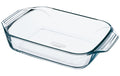Pyrex Platte eckig, 39x25cm Pyrex, Mikrowellengeeignet