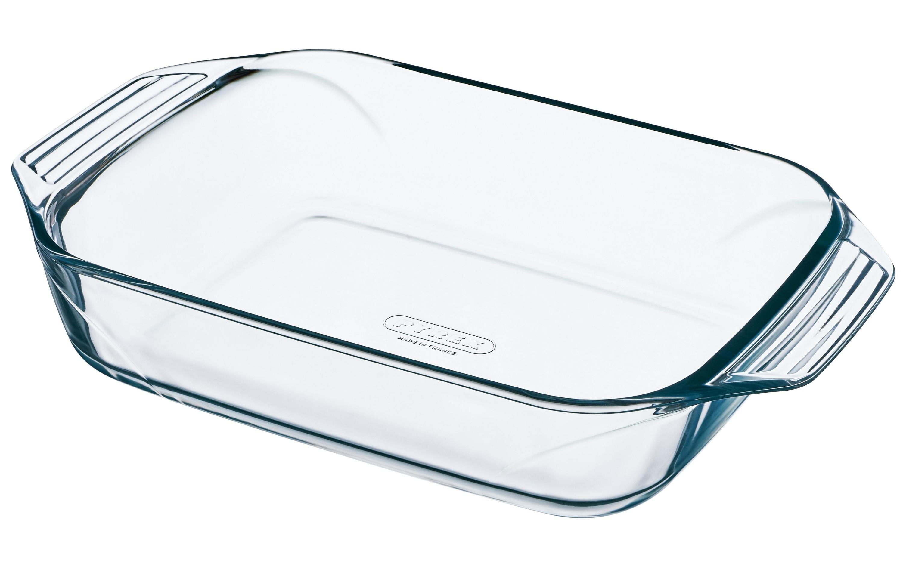 Pyrex Platte eckig, 39x25cm Pyrex, Mikrowellengeeignet
