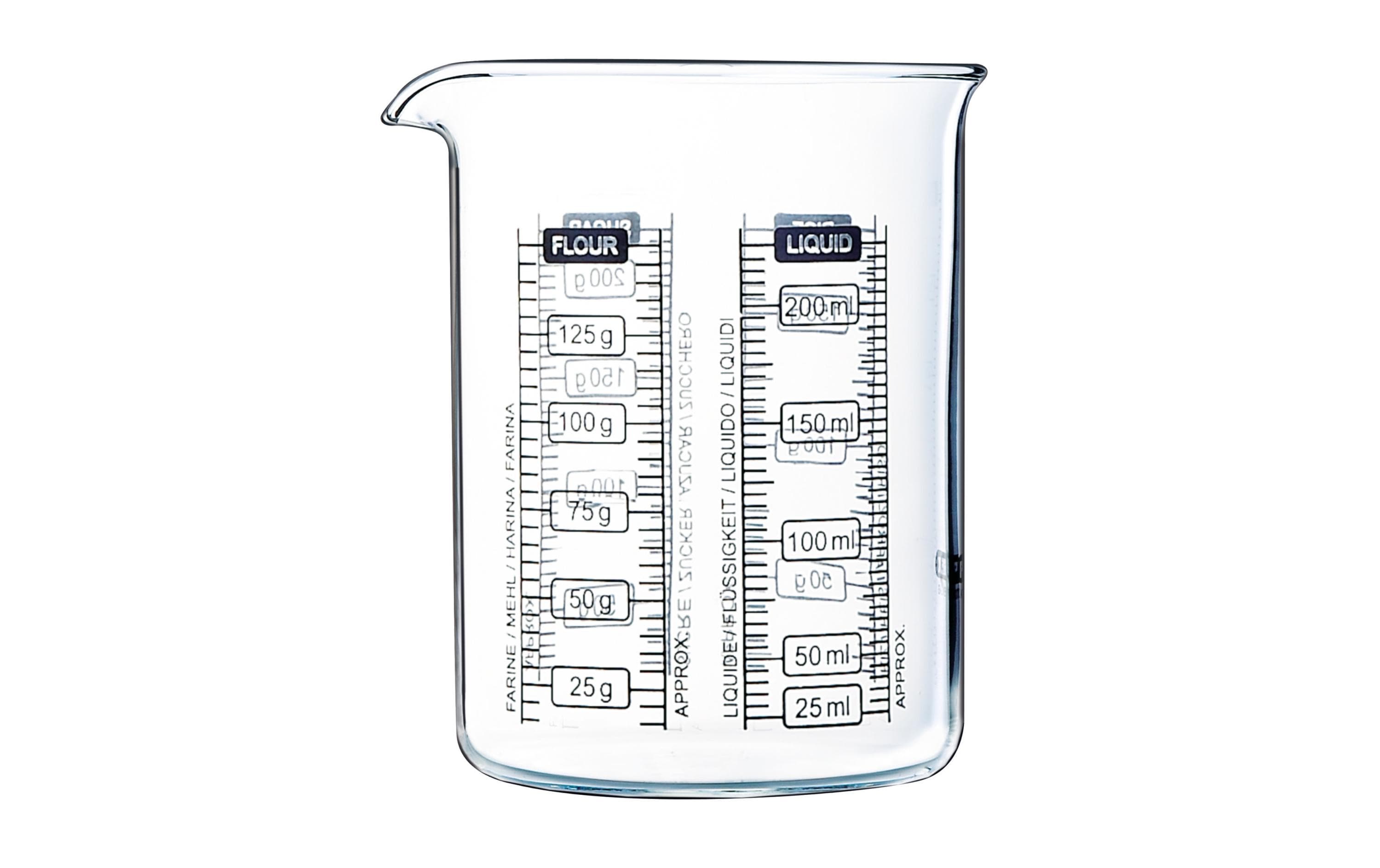 Pyrex Messbecher, 0.25l Kitchen Lab, Borosilikatglas