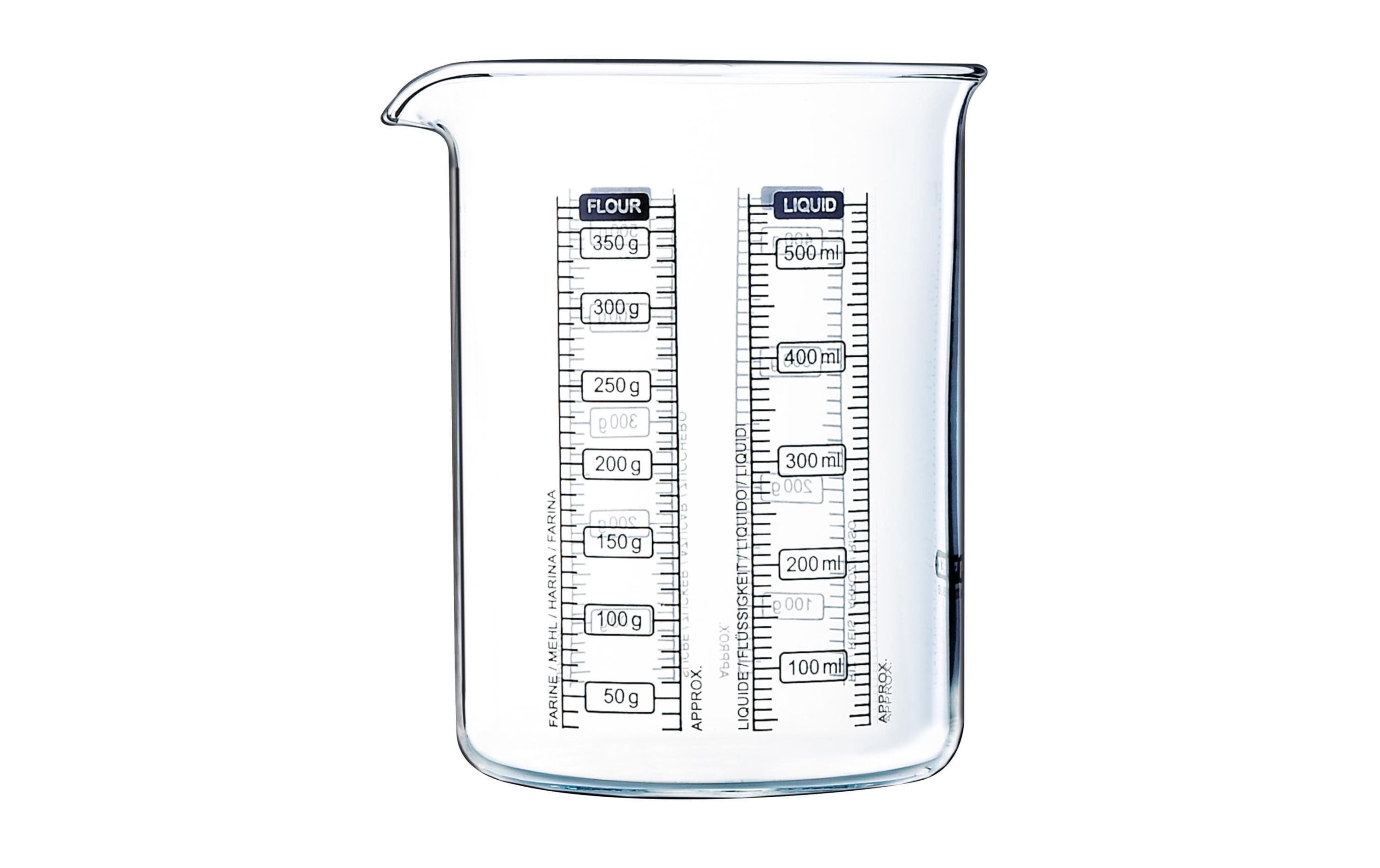 Pyrex Messbecher, 0.50l Kitchen Lab, Borosilikatglas