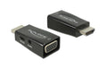 Monitoradapter HDMI-A zu VGA mit Audio HDMI-A Stecker zu VGA Buchse