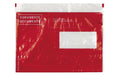 Elco Quick Vitro Dokumententaschen rot, C5, 250er Schachtel, Fenster rechts