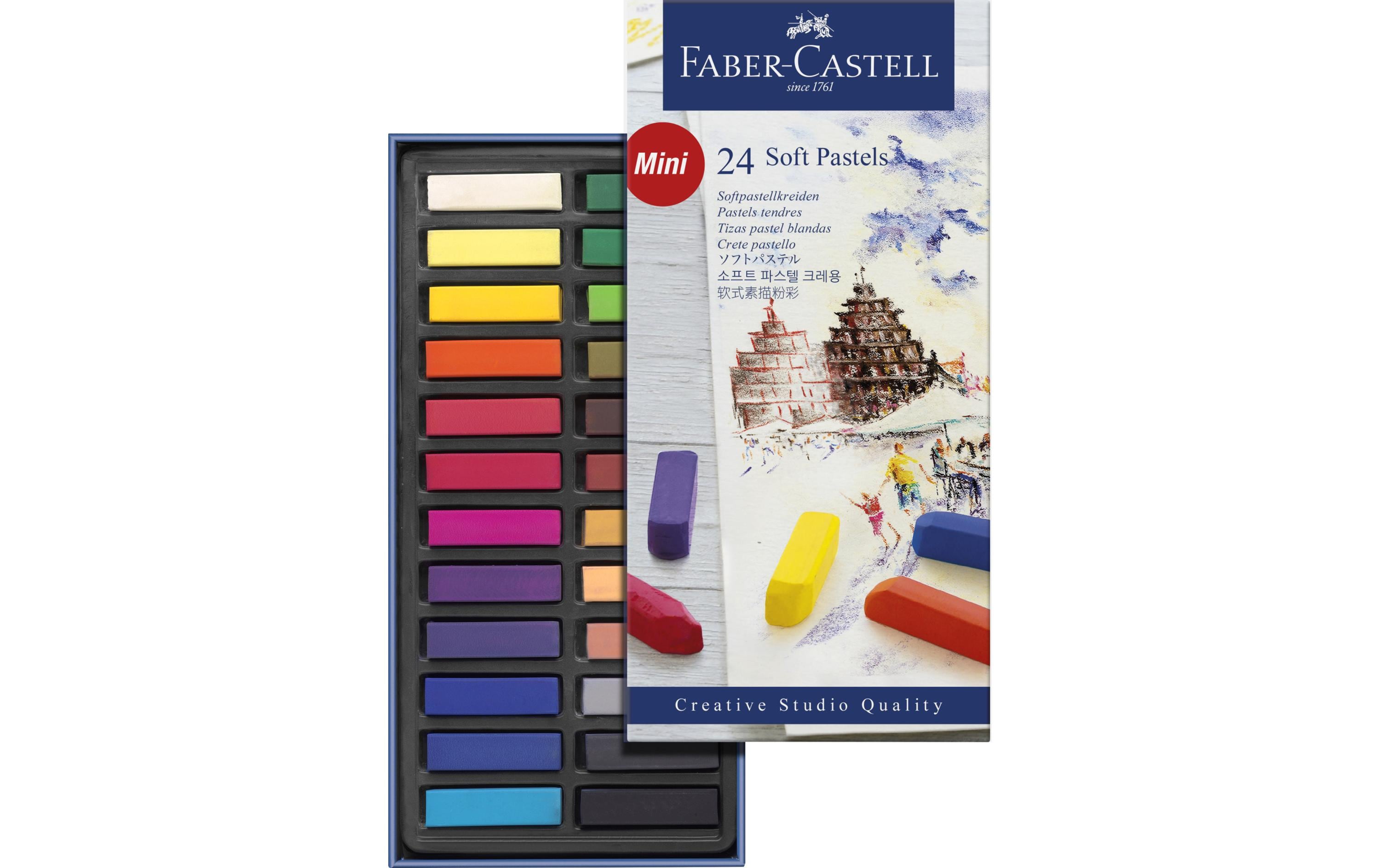 Faber-Castell Softpastellkreiden Mini Creative Studio, 24er Karton