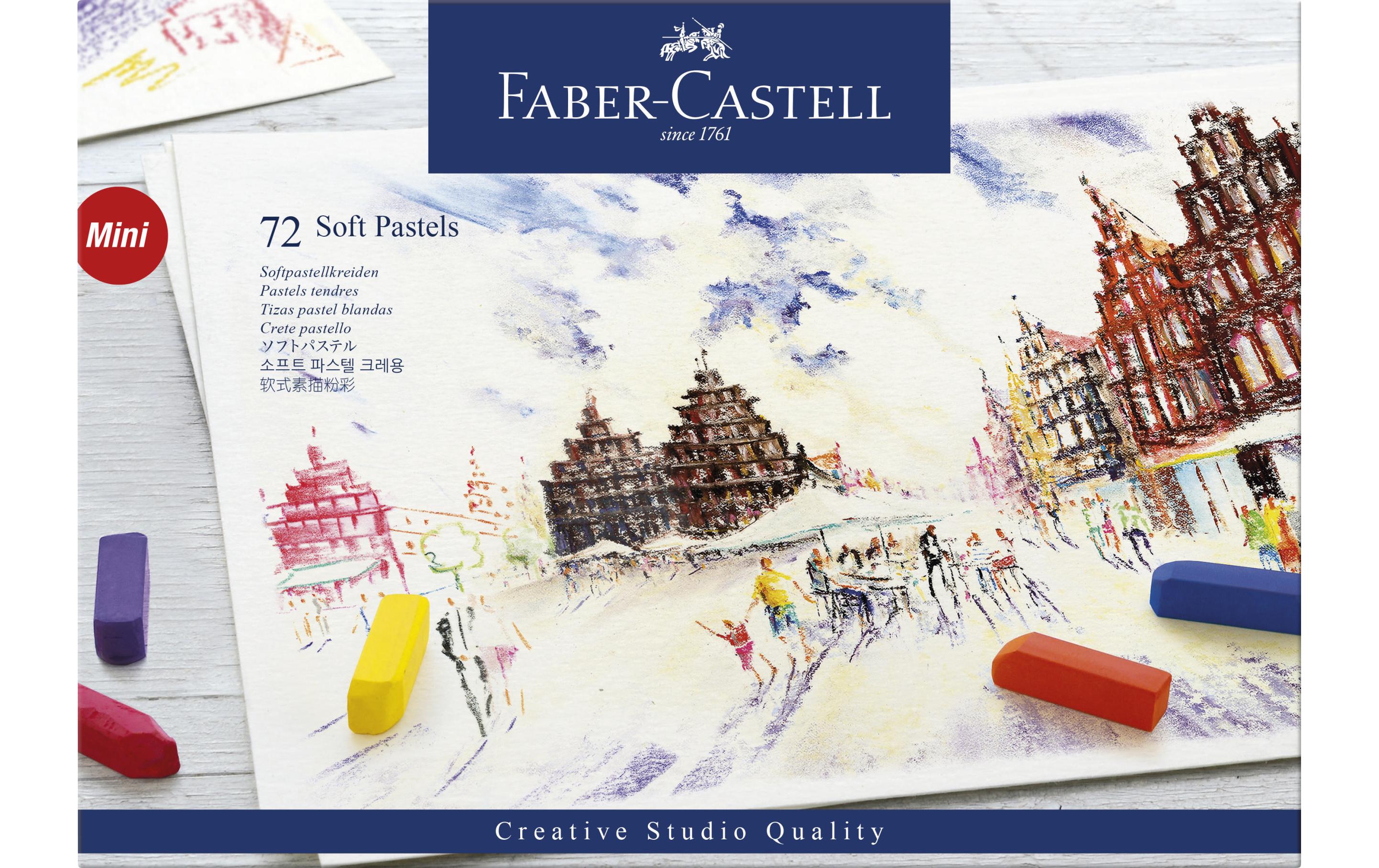 Faber-Castell Softpastellkreiden Mini Creative Studio, 72er Karton