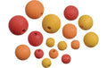 Knorr Prandell Holzperlen Mix 4 20 Stück, gelb/orange/rot