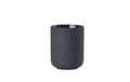 Zone Zahnputzbecher UME black H:10,3cm D:8.3cm, Steingut