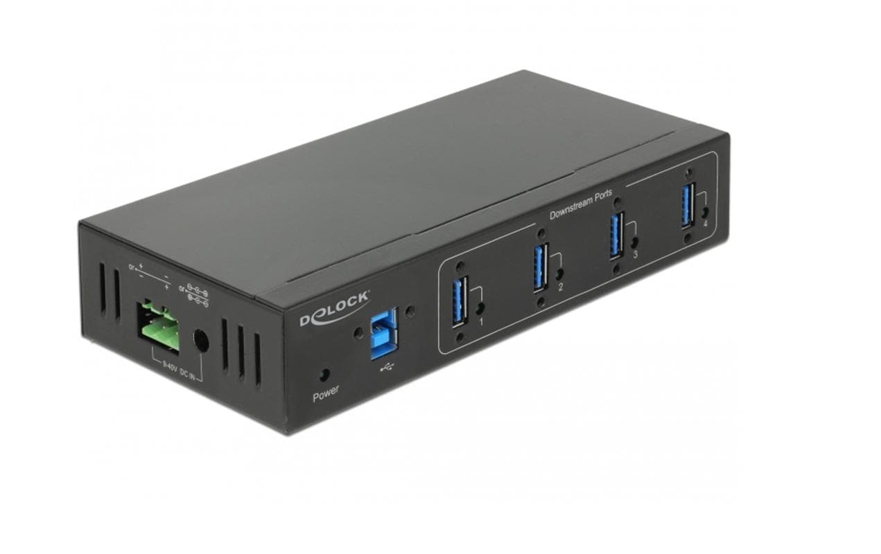 Delock USB 3 Hub 4-Port USB Typ-A mit 15 kV ESD Schutz