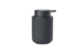 Zone Seifenspender UME black H:9.5cm D:14.5cm, Steingut, 250ml