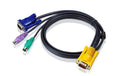 Aten 2L-5202P: PS/2-KVM-Kabel 1.8M PC-Anschlussstecker: HDB und PS/2